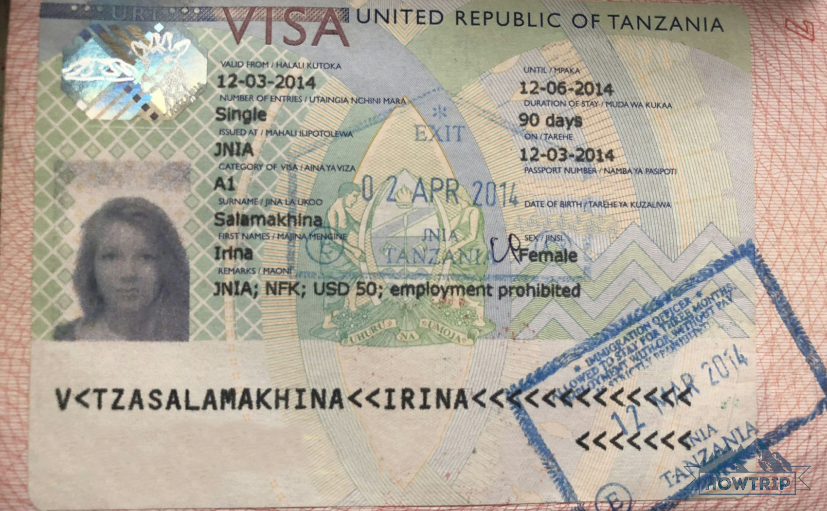 Упрощенный визовый режим - Танзания