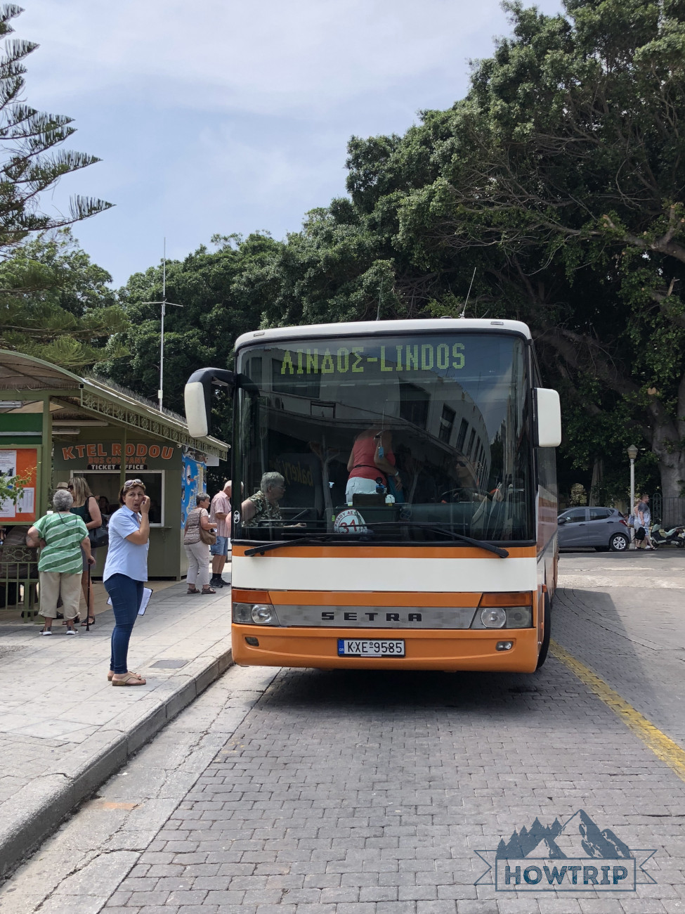 Автобусы на Родосе