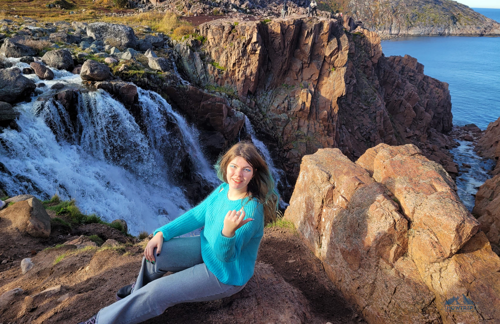 Батарейский водопад Териберка