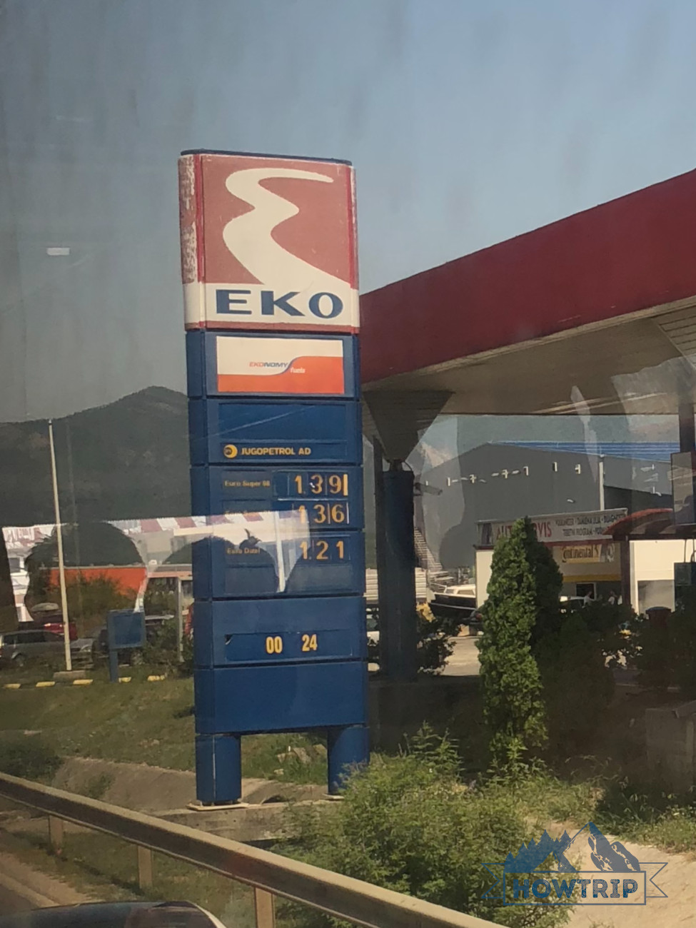 Цена на бензин в Черногории