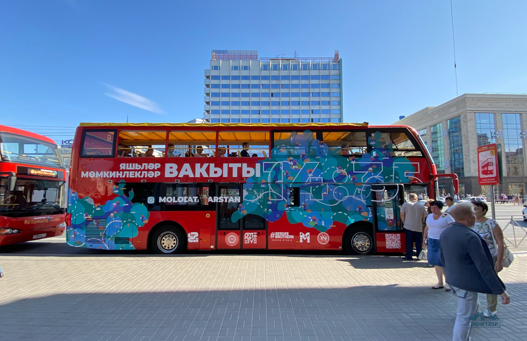 Двухэтажный красный автобус экскурсии