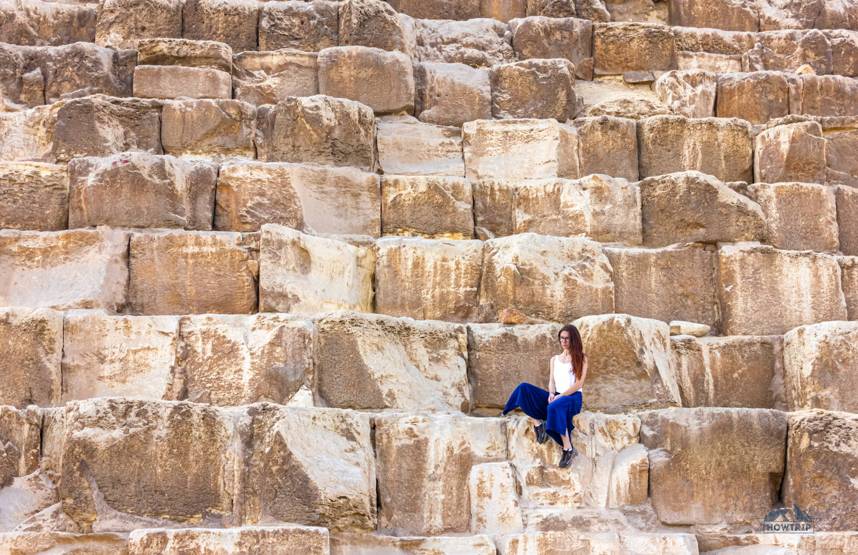 На пирамидах в Египте