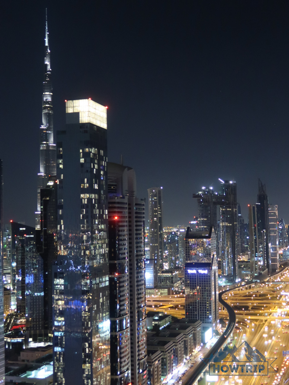 Ночной Дубай