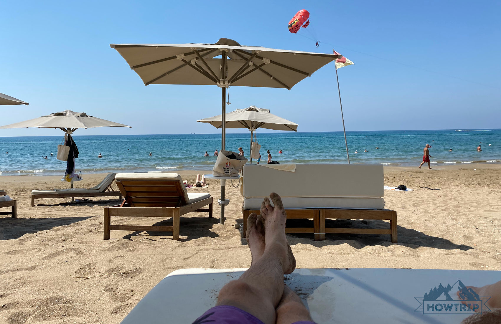 Отдых на пляже в Турции