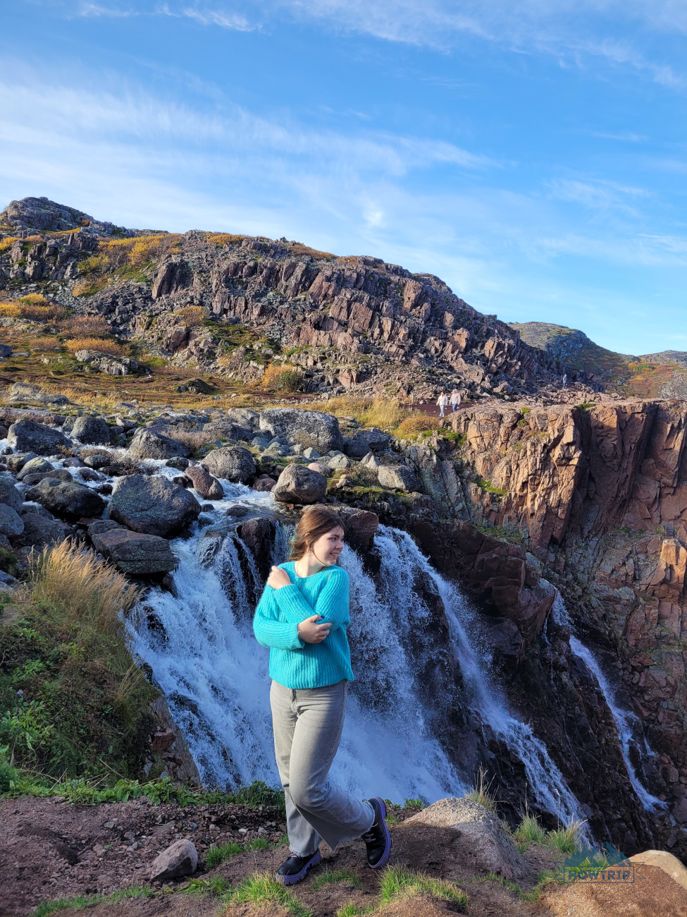Териберка водопад Териберка водопад