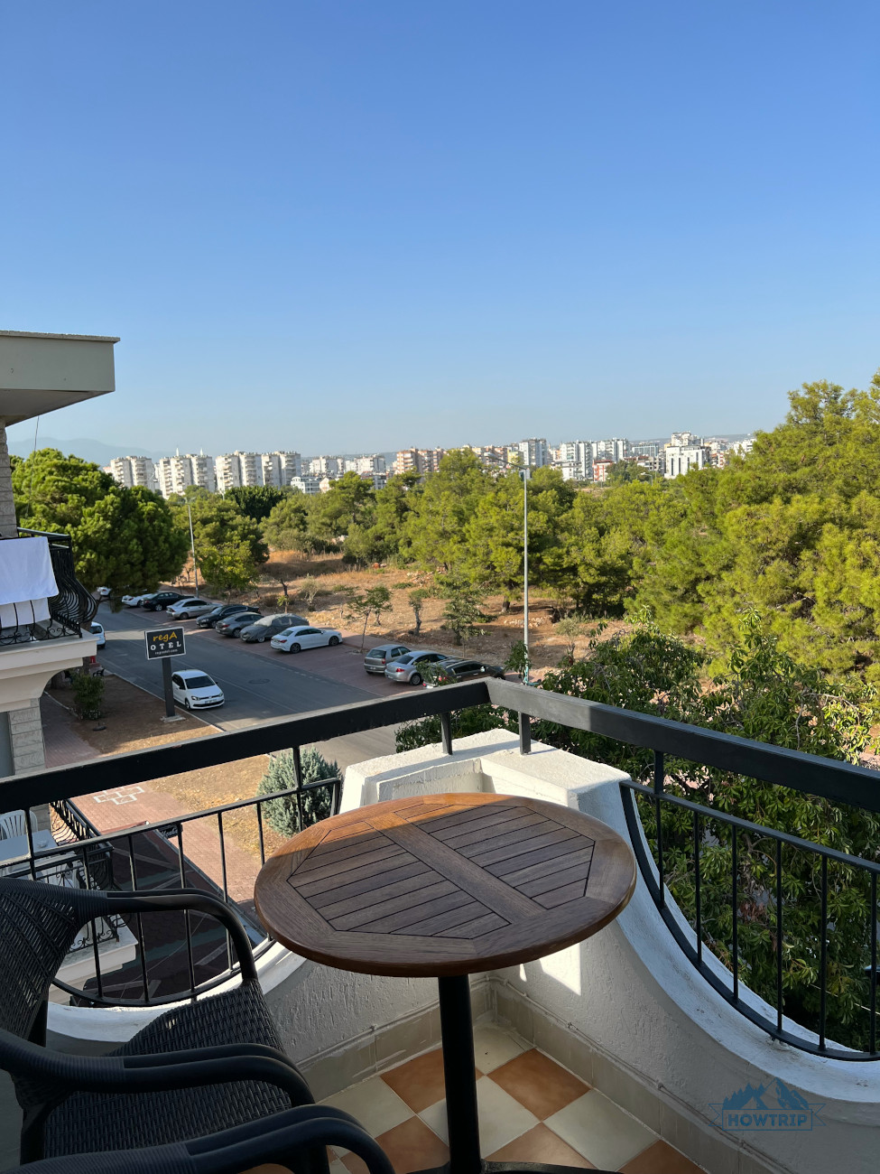Вид с балкона в отеле Турции