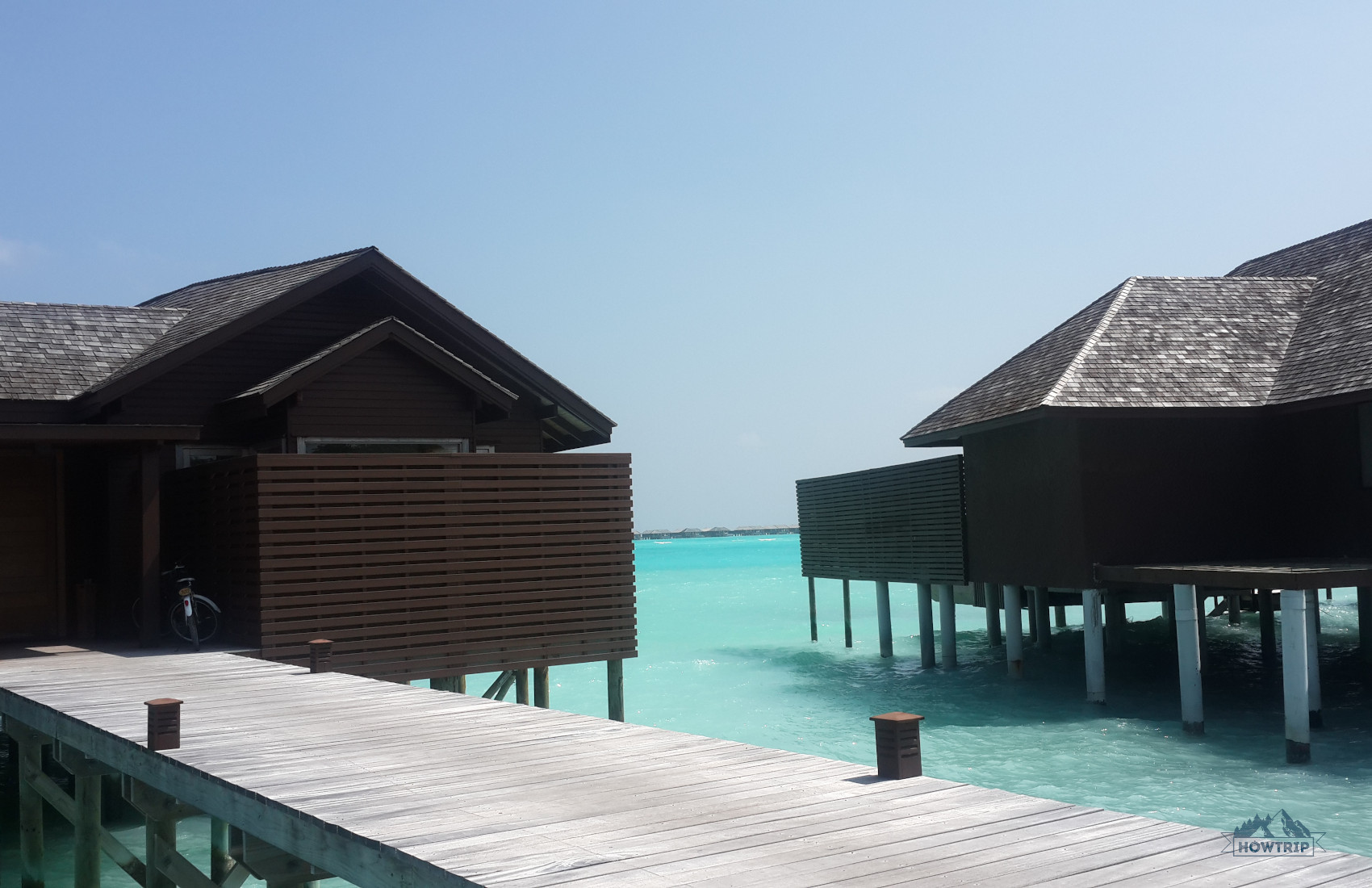 Виллы отеля на Мальдивах