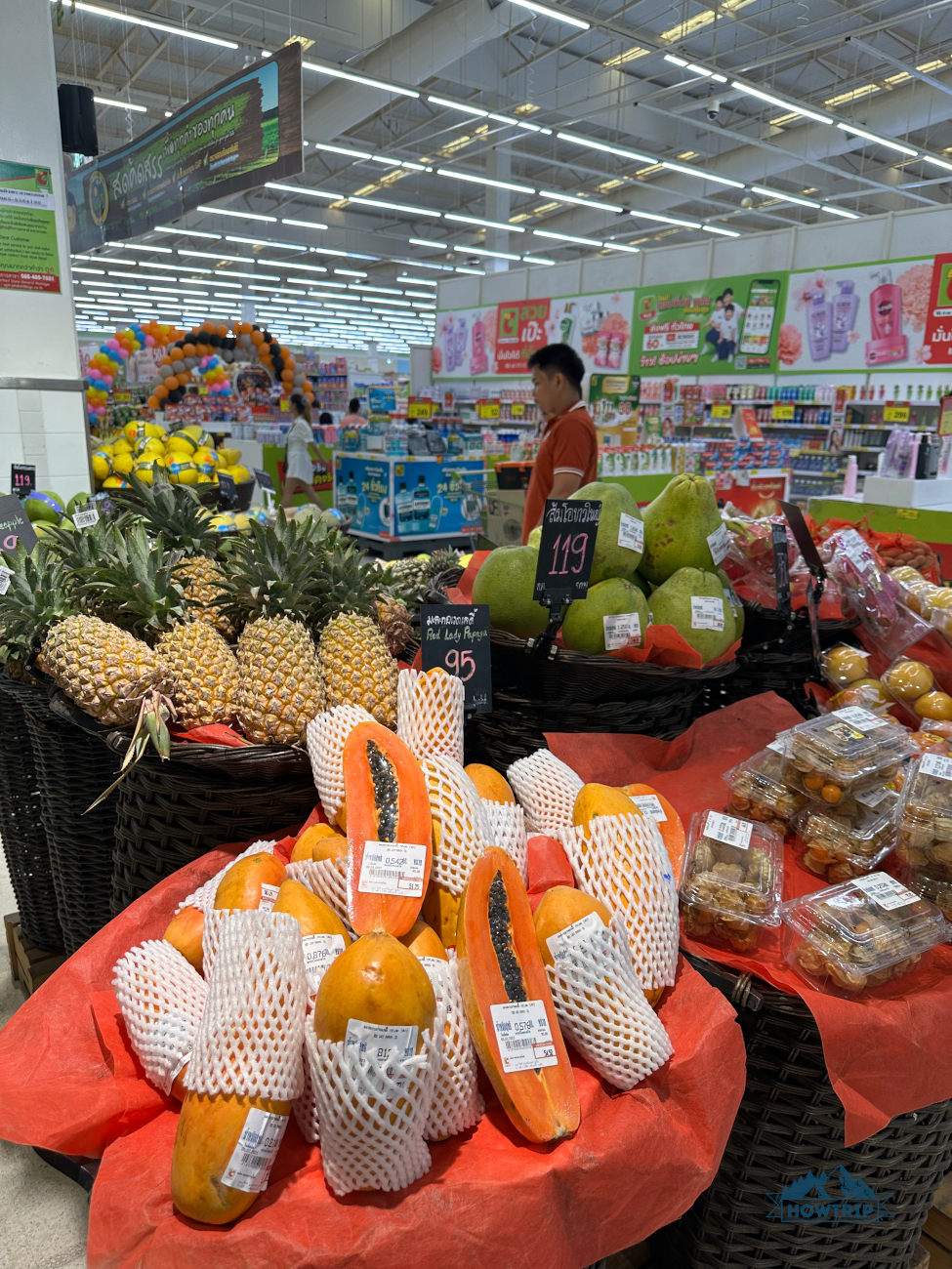 цены на фрукты в магазине Пхукет