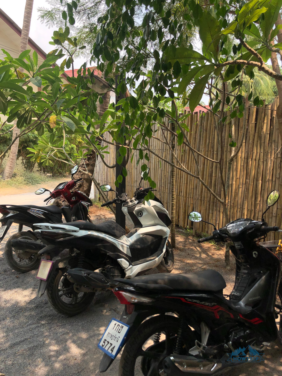 наш байк на Пхангане