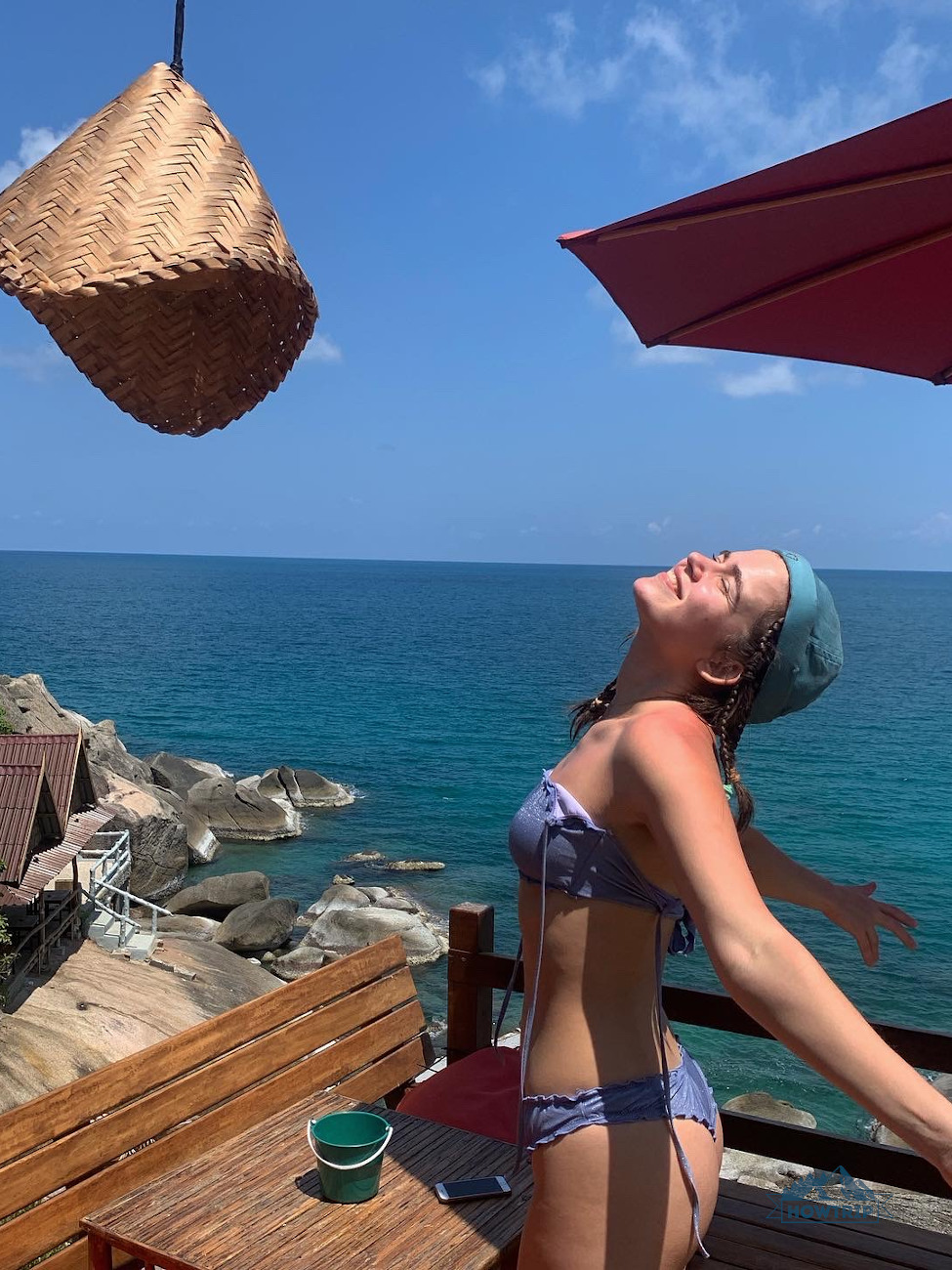 пляж на Пхангане