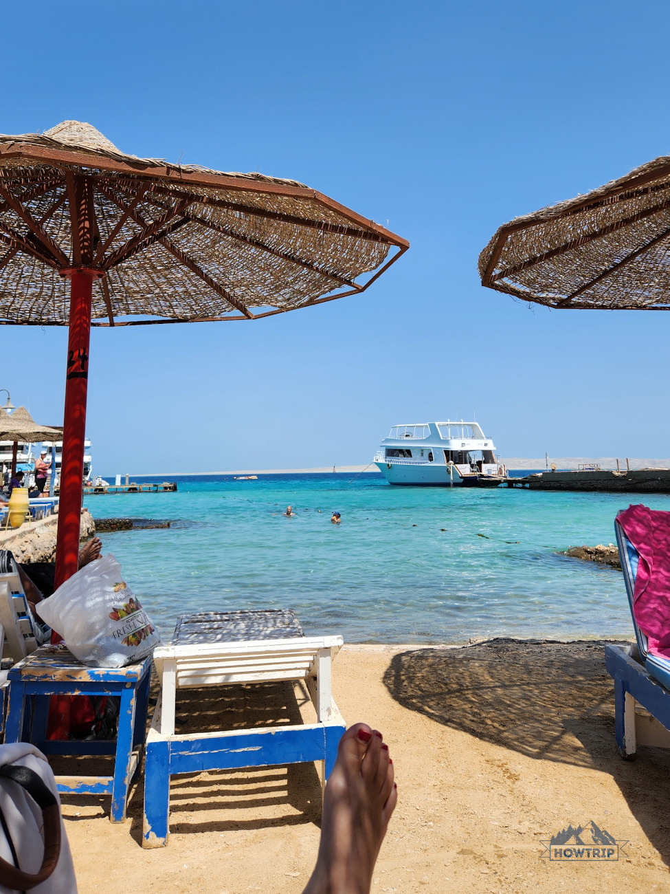 пляж в Хургаде