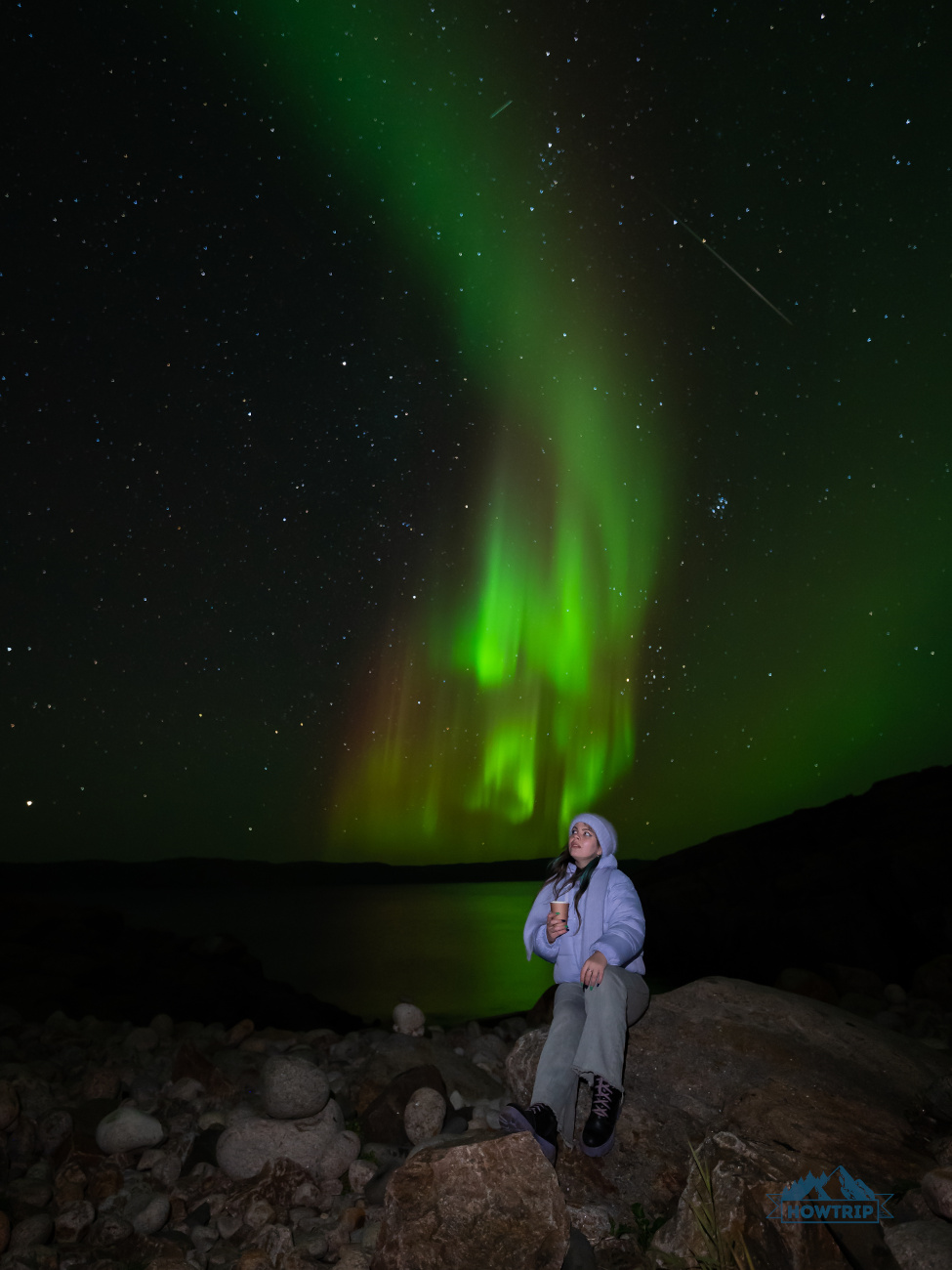 северное сияние Мурманск и Териберка