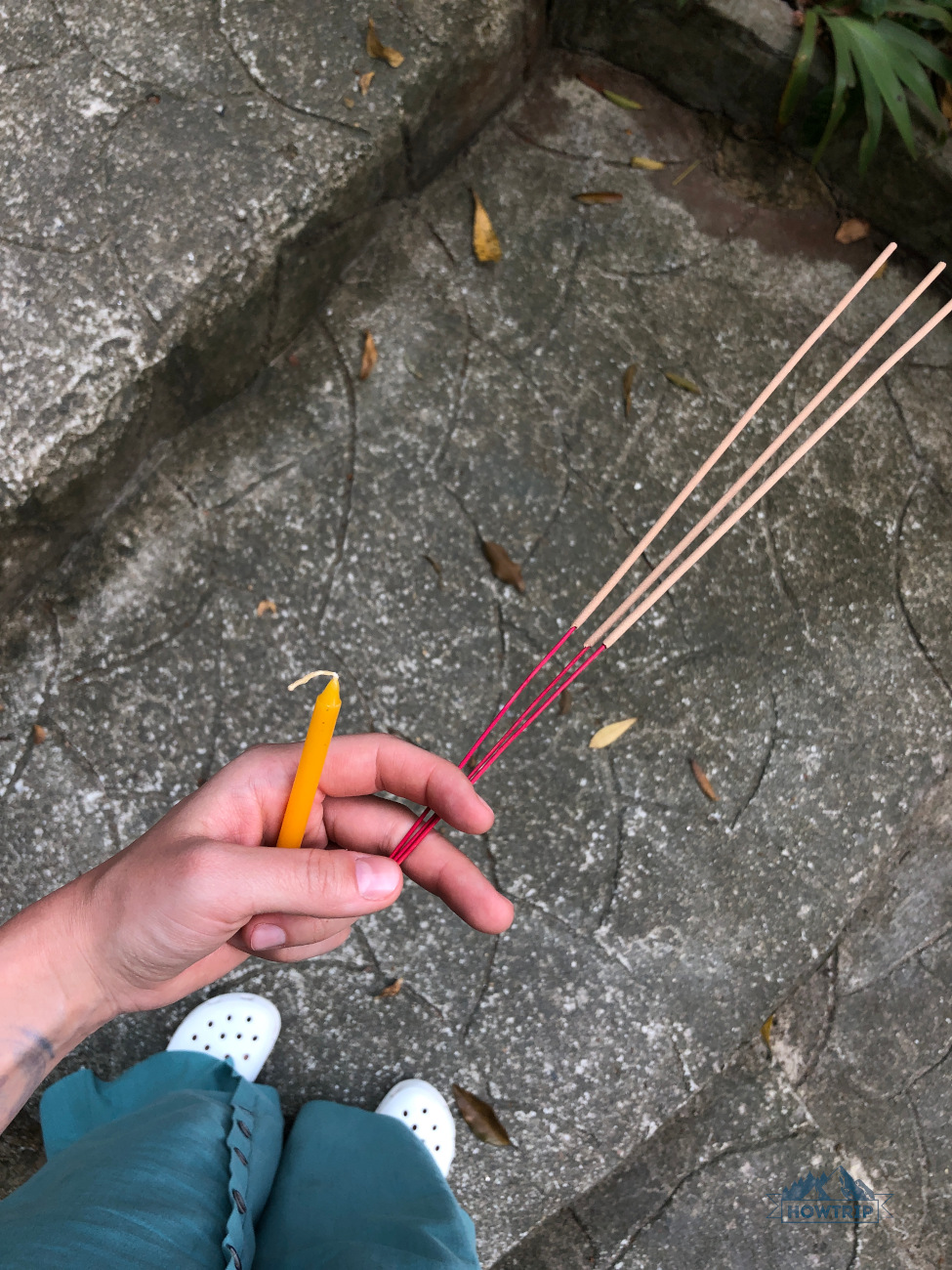 в храме на Пхангане