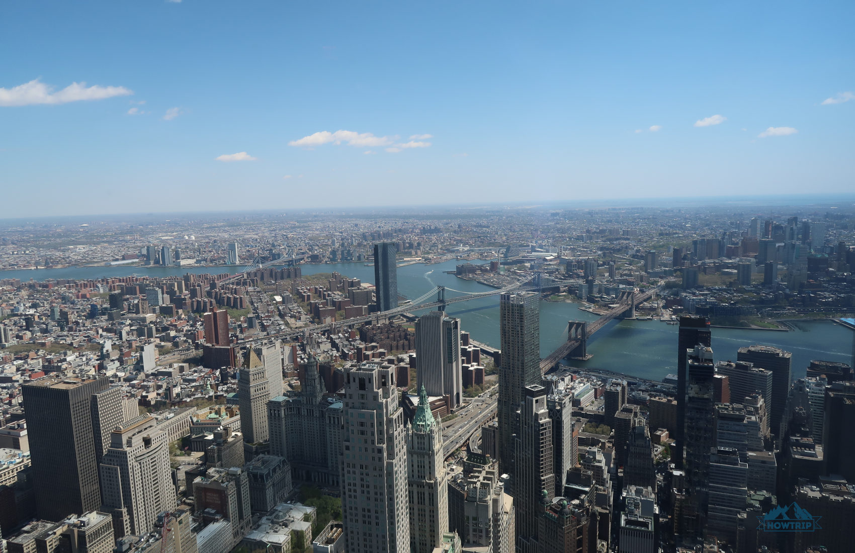 Вид со смотровой площадки обсерватории WTC