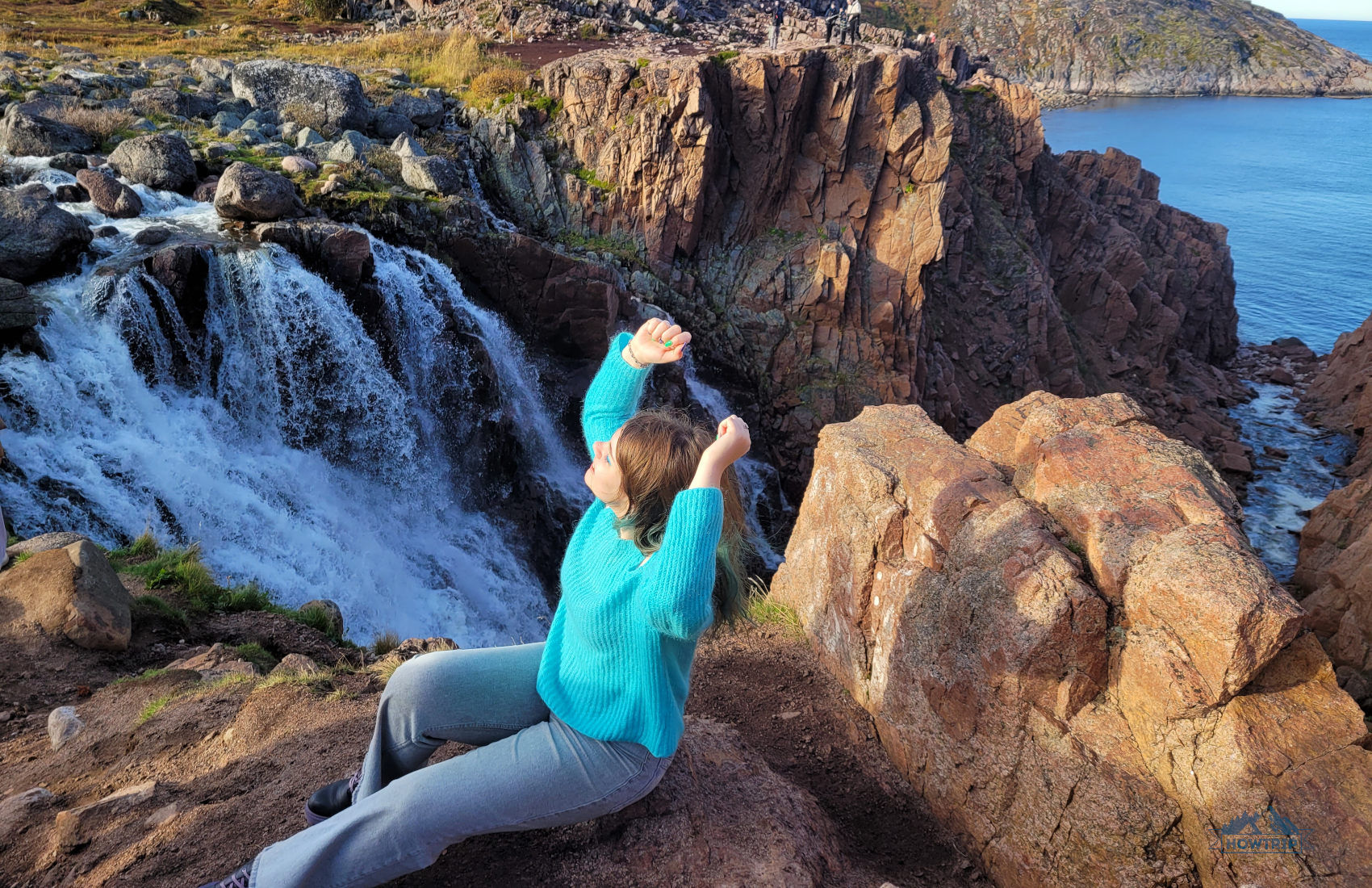 водопад Териберка