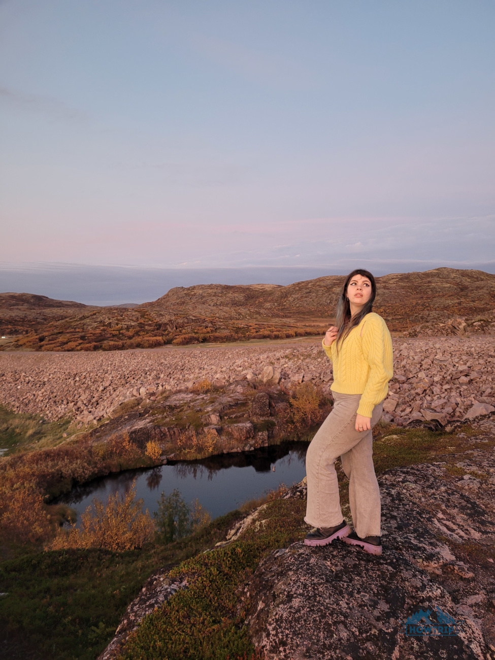 закат в Териберке