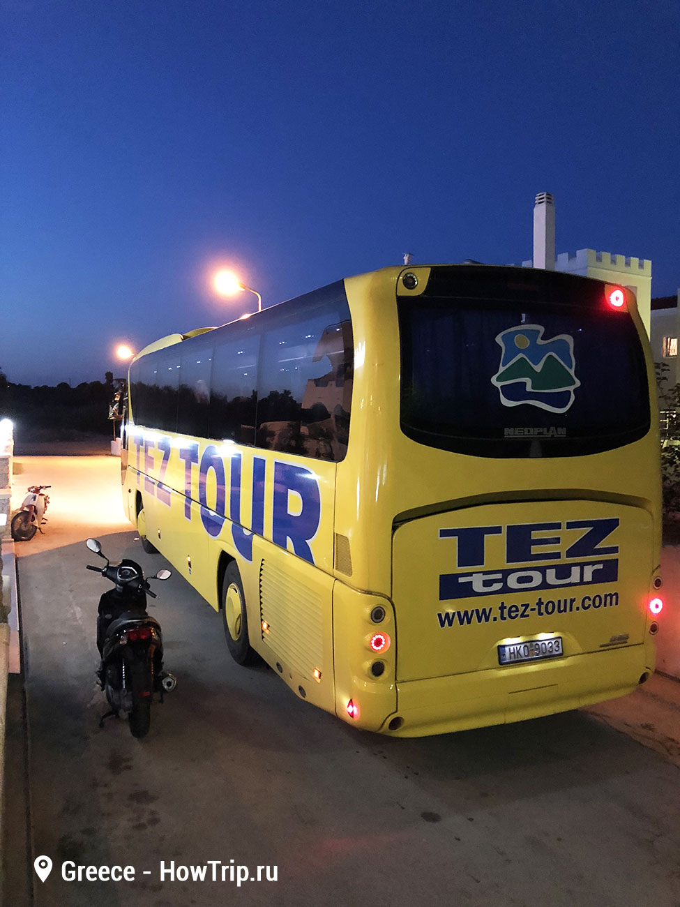 Автобус TEZ TOUR Греция