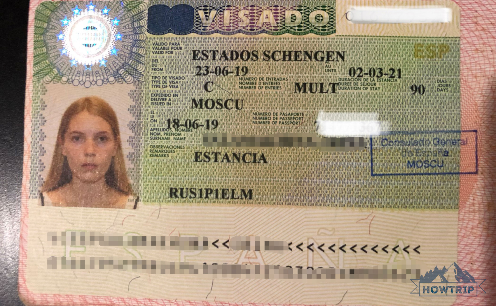 на сколько дают визу в испанию