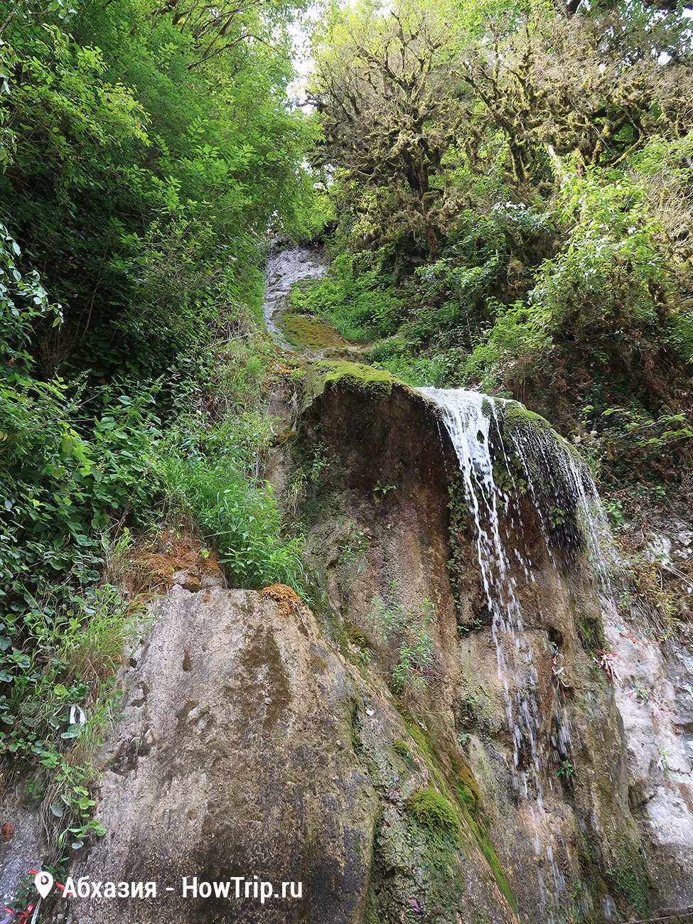 Слезы водопад Абхазия