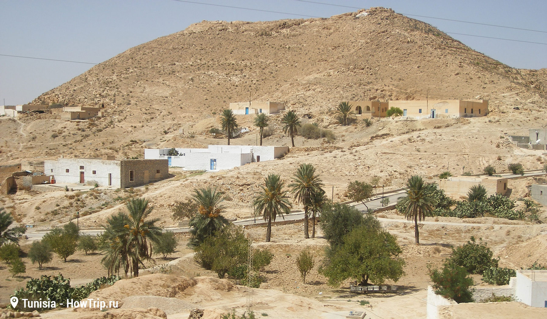 Пустыня в Тунисе