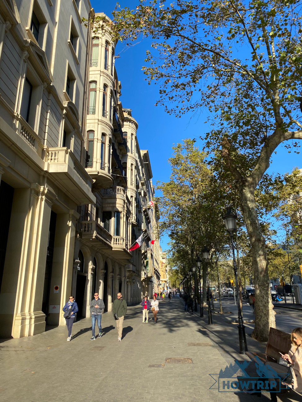 Торговая улица в Барселоне