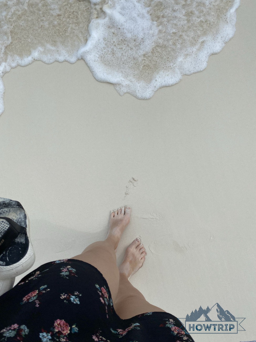 Белоснежный песок на пляже Караколь