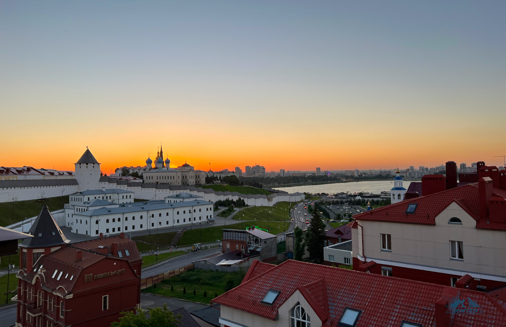 Казанский Кремль и закат