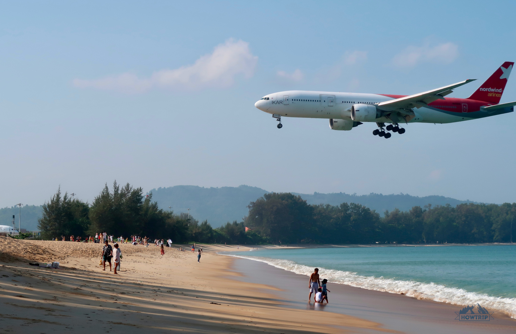 Пхукет пляж с самолетами