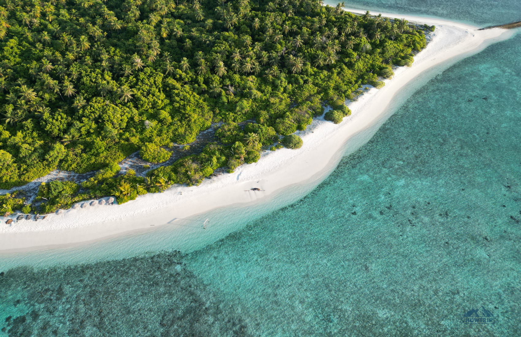 Остров Феридху на Мальдивах и пляж