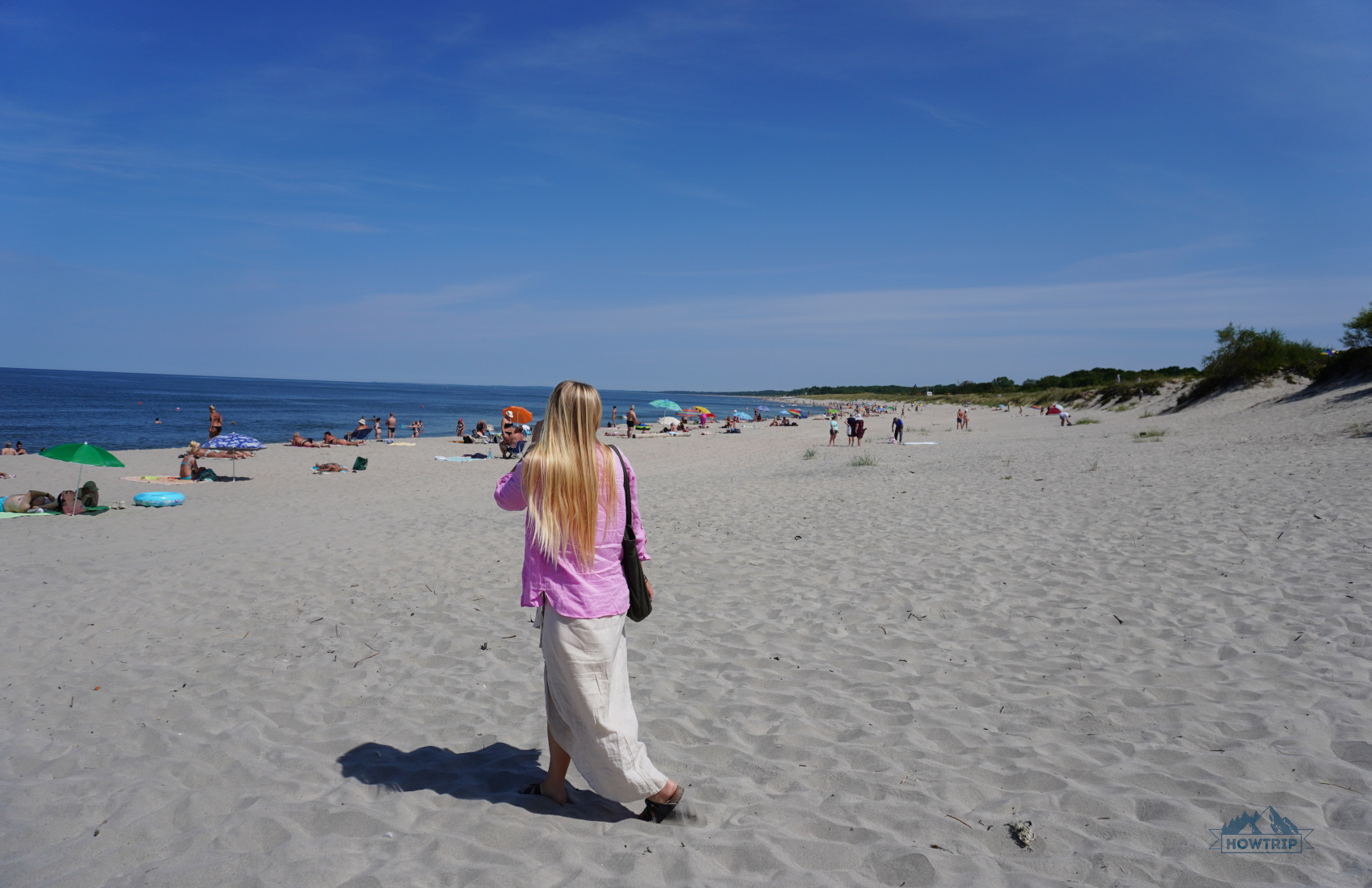 на пляже в Балтийске