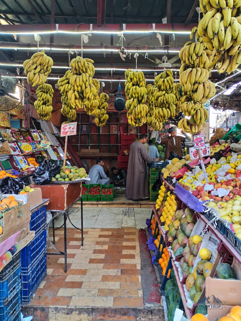 рынок с фруктами, Хургада