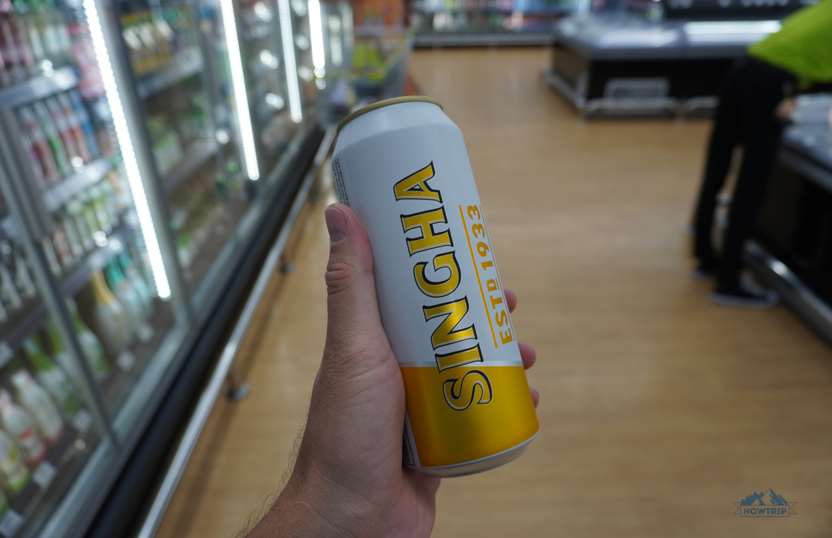 местное пиво SINGHA в таиланде