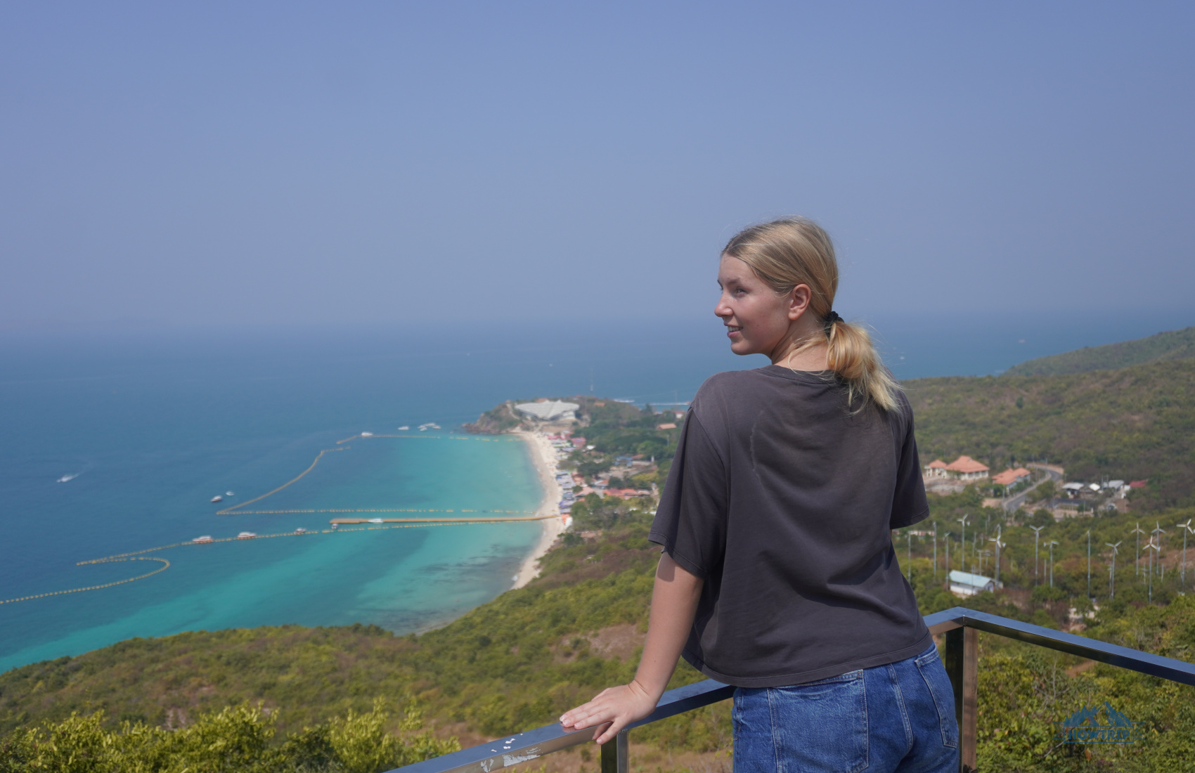 смотровая на Ко Лане (пляж Samae Beach)