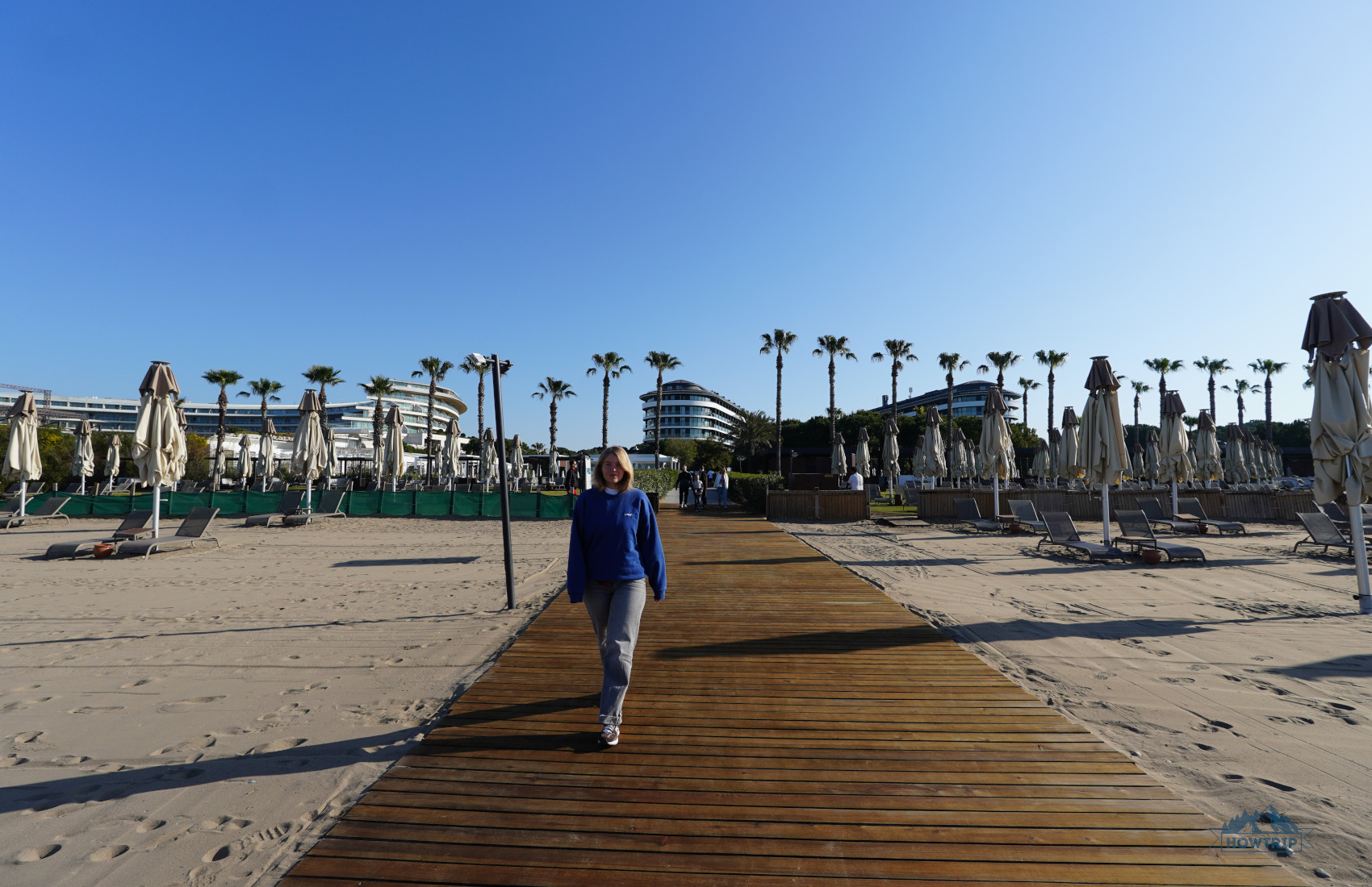пляж в Белеке у отеля Voyage Belek