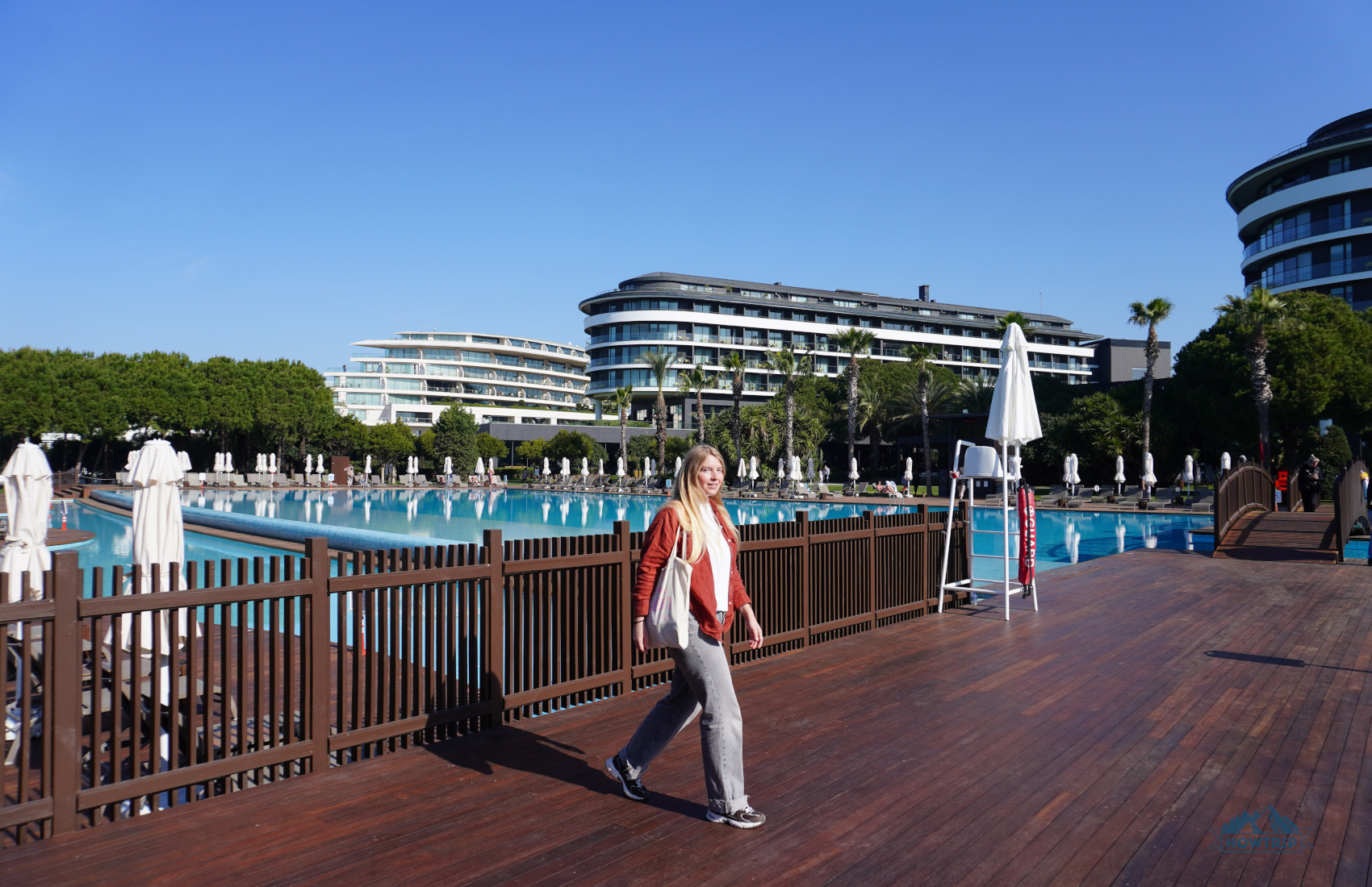 я на территории отеля Voyage Belek