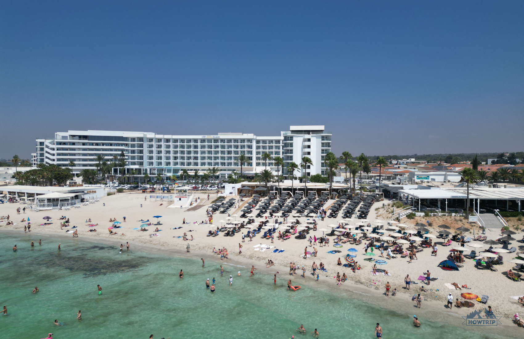 Nissi beach с дрона