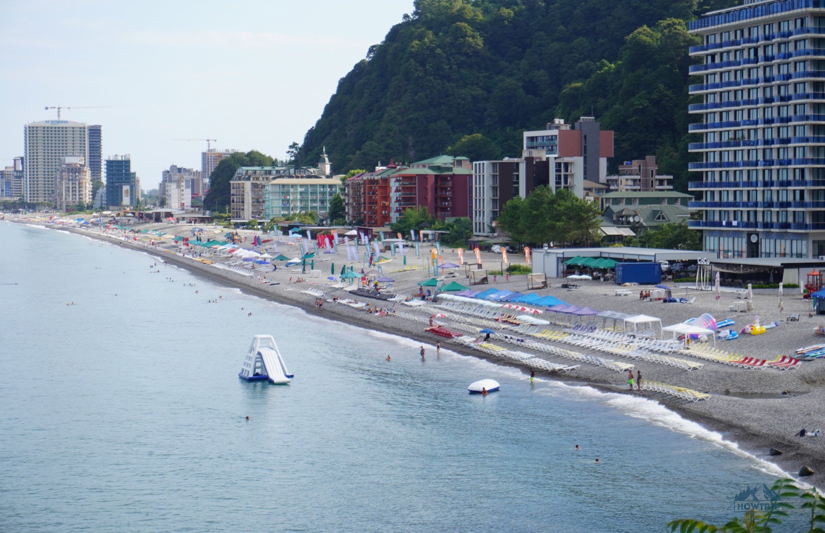 пляж рядом с Батуми