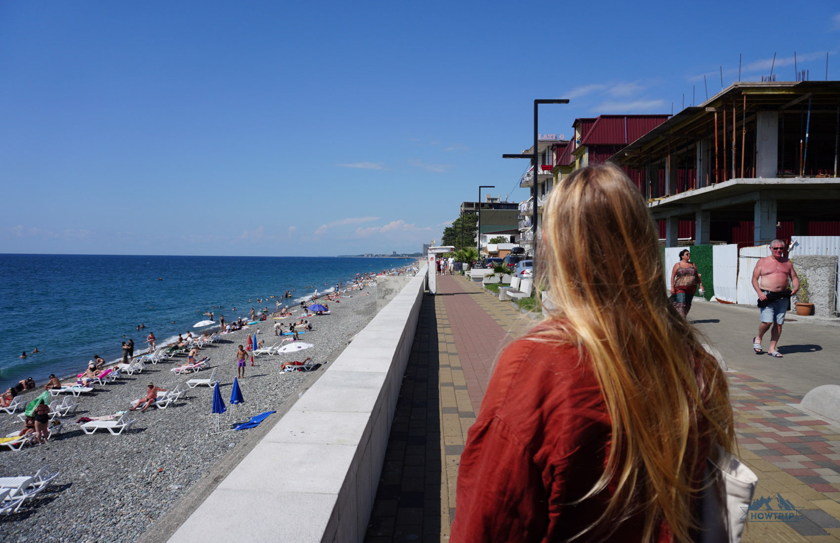 пляж рядом с Батуми