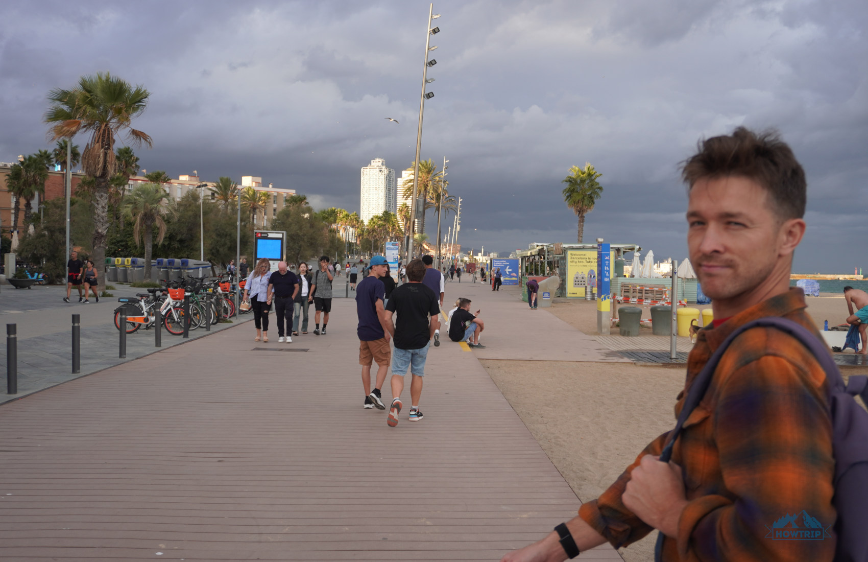 пляж в Барселоне, Испания