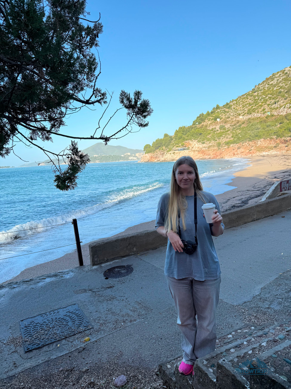 пляэ в Черногории и я