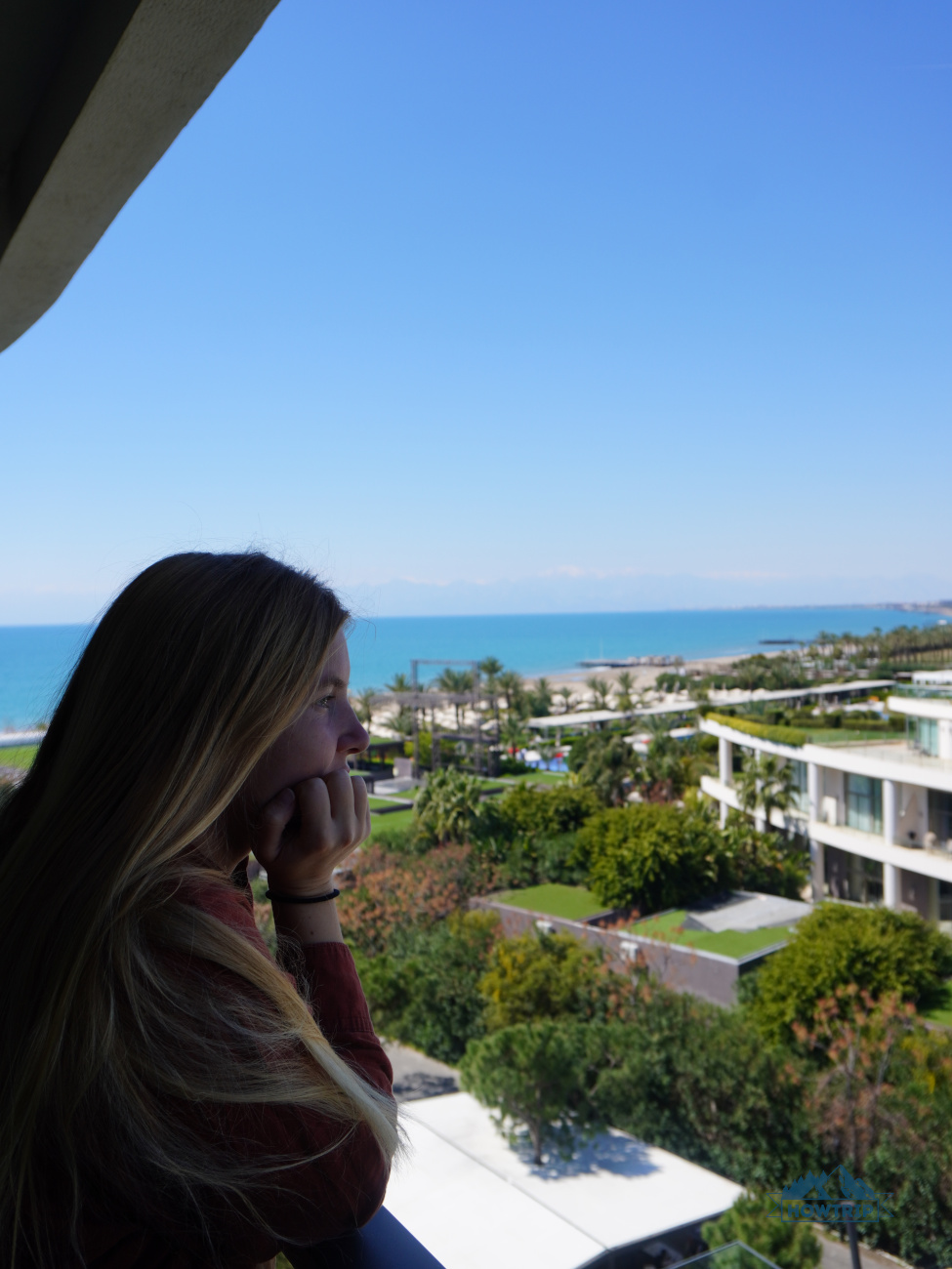 вид из номера отеля Вояж в Белеке