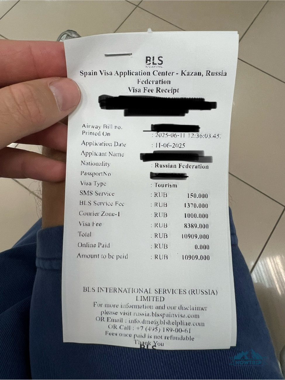 Чек для получения визы и цена испанского шенгена