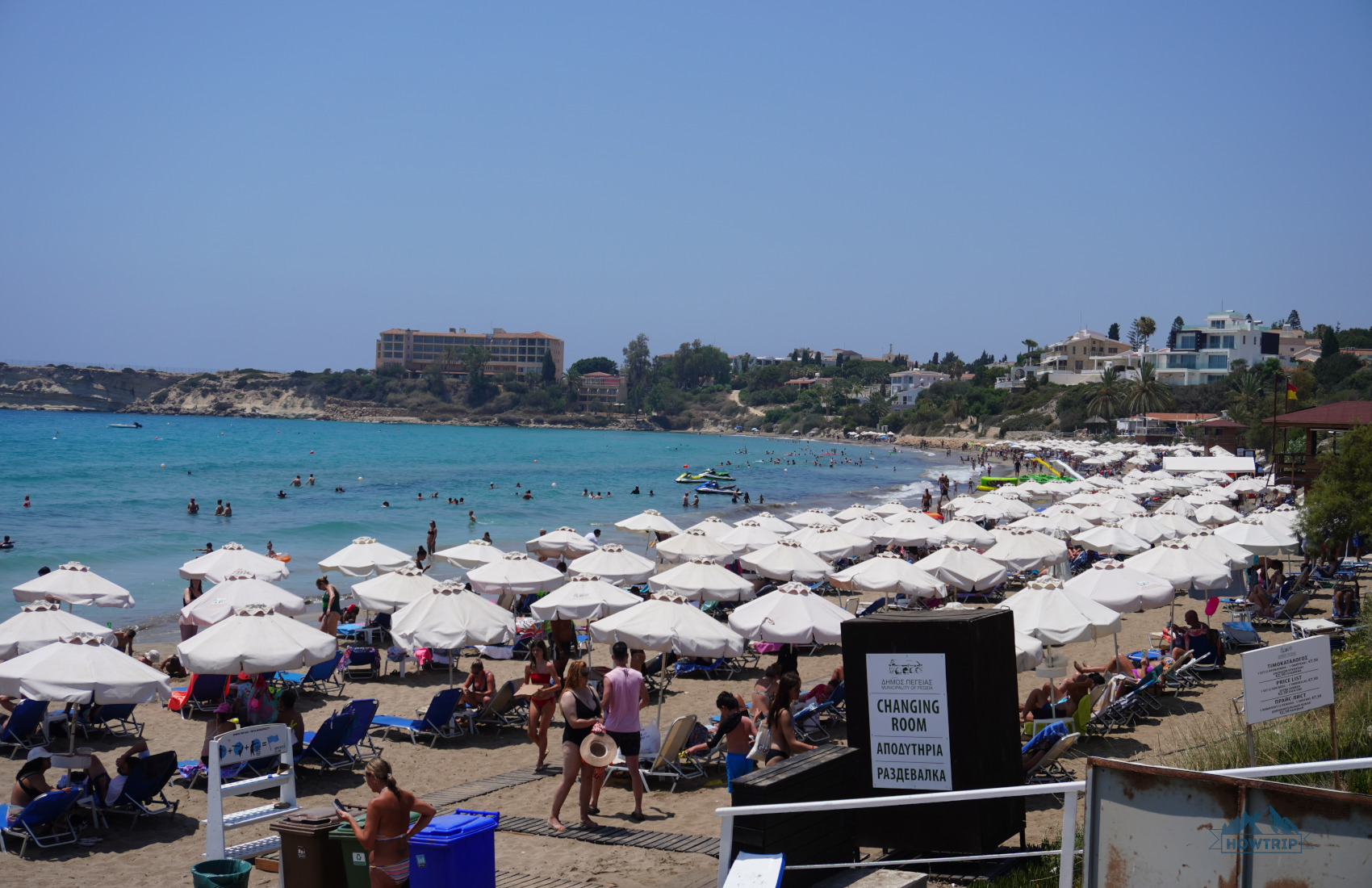 пляж на Кипре